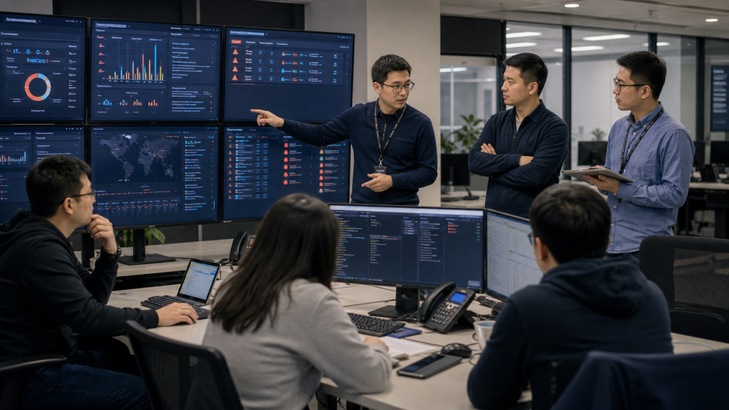 企业数据治理研讨现场与安全运维相关的企业现场配图
