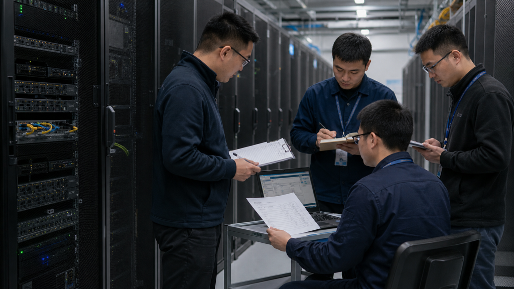 企业数据中心运维现场与恢复演练证据留存相关的企业现场配图